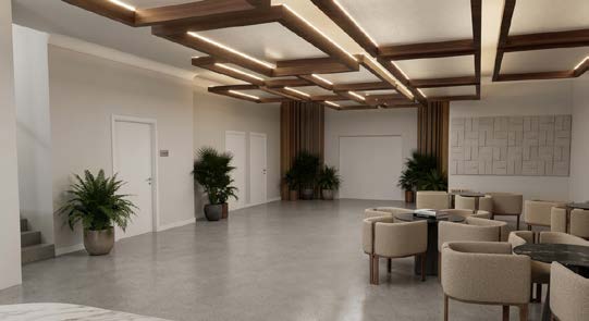 Fig. 17 — Lobby + café